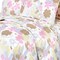 Queen/King 4-Pc Cotton Duvet Bedding Set Floral Deep Pocket Pink